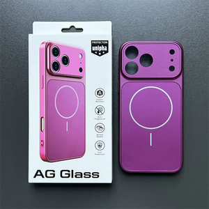 เคสโทรศัพท์แบบกระจก AG เคลือบฝ้ารุ่นใหม่ สำหรับ iPhone 17 18 16 Pro Max, เคสแปลงร่างสำหรับ iPhone 18 - Product Image 1