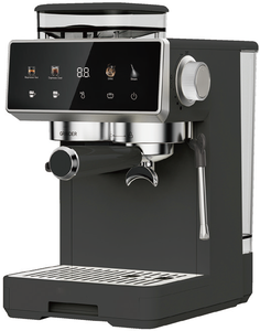 Machine à café en acier inoxydable Grind Brew avec moulin intégré, 1550W, brassage rapide, programmable, alerte de détartrage, écran tactile, usage domestique - Product Image 4