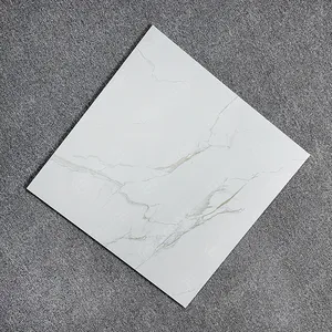 China Wit 600X600Mm Keramische Tegelvloeren Porseleinen Marmeren Tegels Groothandel Vloertegel