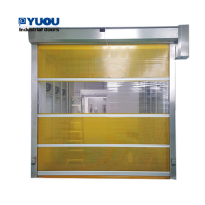 Số lượng lớn giá PVC tốc độ cao chất lượng thép mạ kẽm Khung nhà máy thực phẩm cửa tự động nhà khai thác an ninh nhanh chóng màn trập cửa - Product Image 6