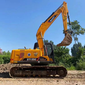 Excavadora usada SANY SY135C máquina excavadora de segunda mano SANY SY95C SY135C SY155C SY205C en Stock para la venta en Shanghai - Product Image 1