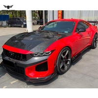 Capot en fibre de carbone léger pour Ford Mustang Dark Horse 2024+ Style SC Kit carrosserie Pièces de rechange