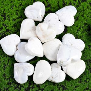 Cœur de géode en agate blanche naturelle, pierre de guérison en cristal, pierre de paume, pierre précieuse pour la décoration intérieure, décorations en cristal - Product Image 4