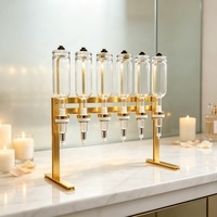 Support de table doré pour 6/12 bouteilles, machines de remplissage de parfum, distributeur de parfum, bar à parfum pour souvenirs aromatiques