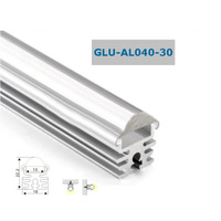 Puissance De haute Qualité A Mené La Lumière De Bande 30 Degrés En Aluminium Profilé Led Avec Dissipateur De Chaleur Pour La Barre