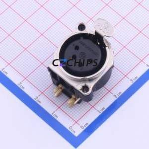 NC4FBH XLR Connector Through hole Component (THT) Connector - Product Image 1