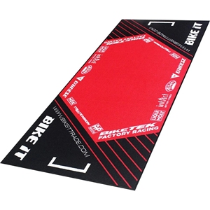Karpet sepeda unik bahan nilon tikar garasi untuk sepeda sepeda motor parkir rumbai Jacquard pola baru dikepang - Product Image 5