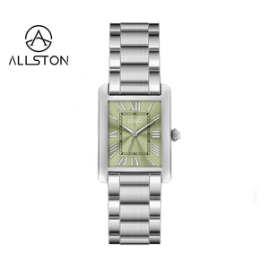 <span class=keywords><strong>Montre</strong></span> à quartz pour <span class=keywords><strong>homme</strong></span> ALLSTON, <span class=keywords><strong>bracelet</strong></span> en cuir et acier inoxydable, alliage, résistante à l'eau, design minimaliste et simple, <span class=keywords><strong>montre</strong></span> décontractée pour affaires - Product Image 3