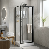 Cabine de douche intelligente avec jets de massage et fonction bain à remous pour maison de luxe