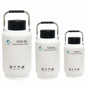 Conteneur d'azote liquide pour insémination artificielle 3 L petit réservoir de sperme de bétail 3 litres récipient de stockage cryogénique Dewar