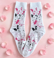 Chaussettes de sport en polyester personnalisées avec impression sérigraphique, design unisexe pour jeunes et adultes. Support pour la personnalisation du logo et du motif OEM/ODM pour le printemps