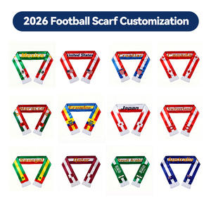 Bufanda de Fútbol Gahumi 2026 para Fanáticos de la Selección de Bélgica, Proveedor Chino, Bufanda de Fútbol Personalizada - Product Image 4