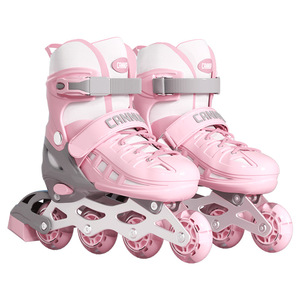 Venta Directa de Fábrica, Patines en Línea Profesionales para Principiantes, Unisex, de Cuatro Ruedas, Sin Luces, Ajustables, Juego Completo de PU - Product Image 5