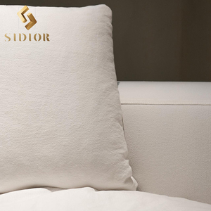 Conjunto de sofá de nube de esquina de terciopelo de plumas italianas, muebles de sala de estar, sofás curvos seccionales modulares para el hogar de lujo - Product Image 6