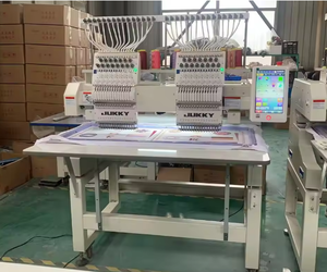 Nouvelle machine à broder industrielle informatisée automatique 1502, 12/15 aiguilles pour casquettes, t-shirts, sweats à capuche, moteur inclus - Product Image 5