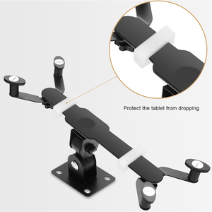 Support de <span class=keywords><strong>tablette</strong></span> mural flexible rotatif à 360 degrés Support paresseux en métal en aluminium pour téléphone portable et <span class=keywords><strong>tablette</strong></span> Conception de suspension murale - Product Image 5