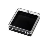 Boîte à bijoux Vitrine Épinglette Collection Coin Rack Badge Stockage Porte-médaille Plastique Durabilité Polyvalence
