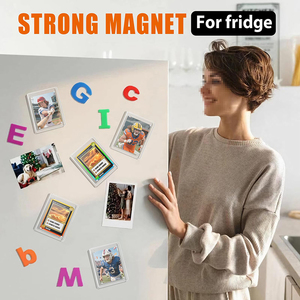 3x4 inch uv-kháng Acrylic Bóng Chày Máy tính để bàn tường tủ lạnh hình ảnh từ thể thao kinh doanh thẻ hiển thị khung thẻ khung - Product Image 4