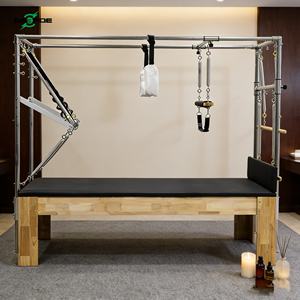 Máquina de Pilates Reformer SAERDE, Duradera, Suministro Directo de Fábrica, Torre de Madera de Roble, Combo Cadillac Reformer, Gimnasio, Fitness, Yoga - Product Image 1