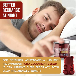 BioFlex cina produttore all'ingrosso OEM Private Label Vegan 1000mg Ashwagandha estratto di radice di integratori gommosi per gli uomini e le donne - Product Image 4