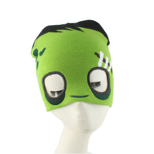 Bonnets drôles chapeau hommes et femmes noël Halloween fête chapeau hiver chaud mignon grenouille tricot chapeau - Product Image 1