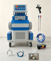 Machine de pulvérisation de mousse de polyuréthane à deux composants économique pour l'isolation des chambres froides