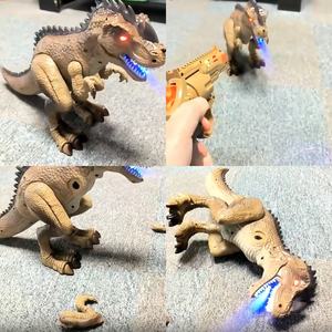 AiJH Jouet de <span class=keywords><strong>dinosaure</strong></span> RC 3D, cadeau d'anime, jouet électrique à pulvérisation, <span class=keywords><strong>dinosaure</strong></span> en plastique, simulation de marche, jouet de <span class=keywords><strong>dinosaure</strong></span> RC - Product Image 3