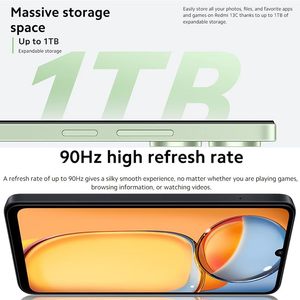 ราคาโรงงาน <span class=keywords><strong>Redmi</strong></span> 13C 256GB 4G LTE สมาร์ทโฟน แรม 4/6/8GB ความจุ <span class=keywords><strong>128</strong></span>/256GB หน้าจอ AMOLED FHD 90Hz กล้อง 50MP - Product Image 6