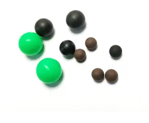 Vibrating Screen rubber sifting ball Anit Vibration Solid Silicone Rubber Ball Beads NBR Nr EPDM Rubber Ball