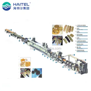 High quality full automatic small soft biscuit making production machine line price