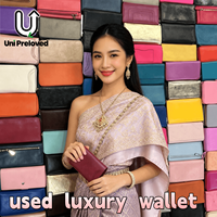 Tas Bekas Grosir A10 Berkualitas Tinggi, Tas Jinjing Kasual Bahan PU Gaya Unisex Wanita, Ready Stock