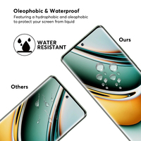 Protecteur d'écran en verre trempé à couverture complète pour téléphone portable Edge Glue 3D pour protecteur d'écran Realme 11 Pro