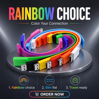 Promotion bracelet usb flash drive Cle Usb Silicone clé usb 128 go 32 go 64 go bracelet usb 3.0 2.0 clés de mémoire