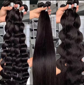 Échantillon Gratuit de Mèches de Cheveux Indiens Bruts Vierge à Cuticules Alignées, Fournisseur de Mèches de Cheveux Raides 10A Non Traités 100% Remy - Product Image 2