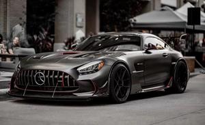 Kit carrosserie en fibre de carbone pour Mercedes-Benz <span class=keywords><strong>AMG</strong></span> amélioré noir GT GTC <span class=keywords><strong>GTS</strong></span> GTR pare-chocs avant pare-chocs arrière Kit de carrosserie de jupe latérale de garde-boue - Product Image 5