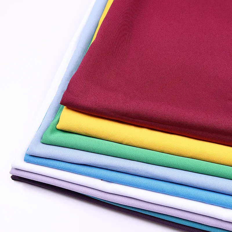 Tissu extensible sur mesure 98% polyester 2% élasthanne 200D 4 voies pour vêtements