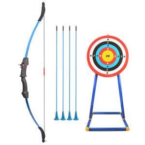 Boogschietset voor kinderen - Recurve boog van hoge kwaliteit + staand doelwit + 4 pijlen met zuignap - Boogschietset voor kinderen - Product Image 3