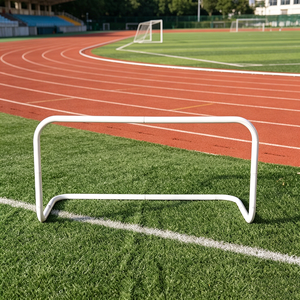 Vance Sports Verstellbares, robustes, tragbares Aluminium-Mini-Fußballtor ohne Netz für Jugendliche - Product Image 1