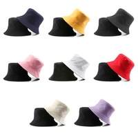 Op maat gemaakte effen bucket hat, visserspet, simpele, verstelbare outdoor zomer strand hoed, groothandel OEM, lage minimale bestelhoeveelheid