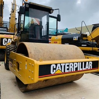 Machines de construction Compacteur de sol pour chat d'occasion CAT CS683E CS56B de haute qualité avec prix préférentiel en vente à Shanghai