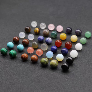 Mặt dây chuyền đá quý tự nhiên 20mm, làm từ đá thạch anh hồng, thạch anh tím, ngọc bích, mã não, phụ kiện trang sức Giáng sinh - Product Image 4