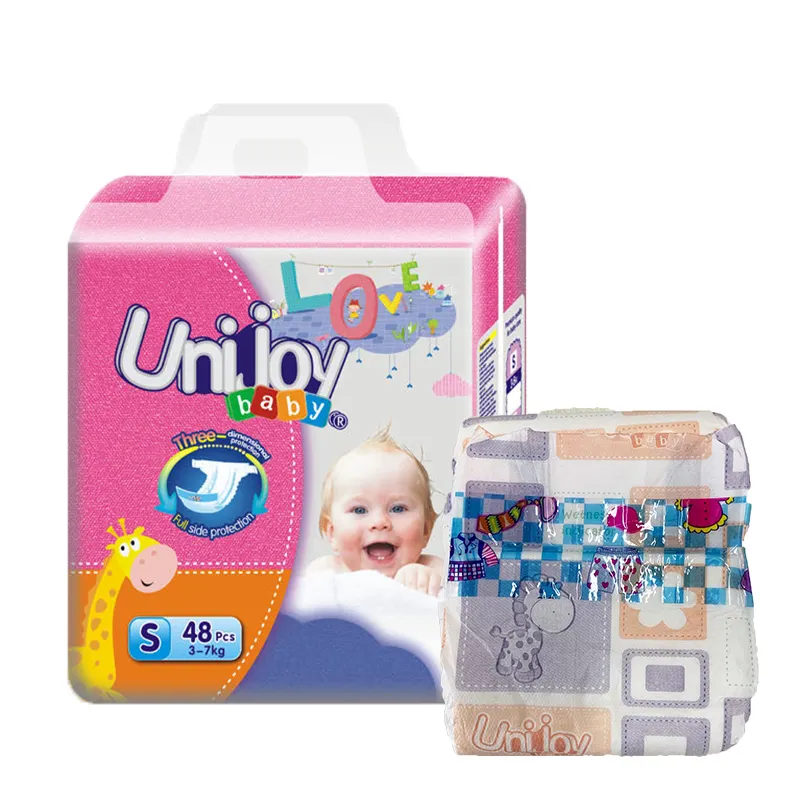 Prezzo a buon mercato su misura di marca nome magazzino materie prime bella di disegno Unijoy pannolino del bambino produttore