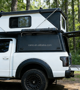 Capote Toyota Hilux avec <span class=keywords><strong>tente</strong></span> <span class=keywords><strong>de</strong></span> <span class=keywords><strong>toit</strong></span> relevable, <span class=keywords><strong>toit</strong></span> rigide, design vertical, modèle 2025 pour double cabine et cabine simple - Product Image 2