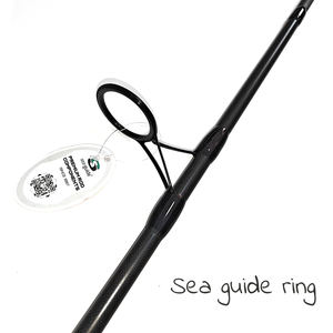 Joran pancing serat karbon 12 kaki 1K, tongkat pancing karper 12 2 bagian, cincin panduan memancing laut - Product Image 3