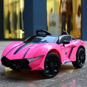 पैरेंट कंट्रोल साउंड सिस्टम एलईडी हेडलाइट्स किड्स इलेक्ट्रिक वाहन 12V लाइसेंस प्राप्त बैटरी चालित स्पोर्ट्स कार खिलौना पर सवारी करते हैं