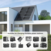 Panneau solaire flexible ALECTER 200W à haute efficacité, 23% de silicium monocristallin, léger, certifié CE TUV, 12V, camping-car, bateau, camping