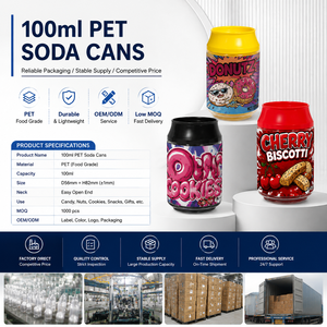 Pot en PET de qualité alimentaire de 100 ml avec couvercle hermétique pour l'emballage de poudre de chili, poivre noir, poudre de fromage, <span class=keywords><strong>cannelle</strong></span>, mélanges d'herbes séchées - Product Image 3