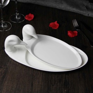 Piatto in Ceramica per Anatra Arrosto, Creativo Piatto per Anatra alla Pechinese, Stoviglie Cinesi Speciali per Hotel e Ristoranti - Product Image 5