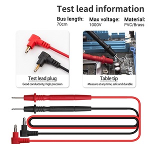 DT9205A Transistor Tester Electrical Test Meter Profesional Analog Auto Range Multimeter - Product Image 5