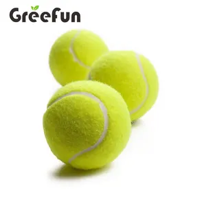 Benutzer definierte gute Qualität Großhandel Tennisbälle Neuer Tennisball in China mit Werbe Kunststoff Tennisball Dosen Benutzer definierte Logo Farbe